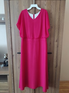 Sukienka midi maxi, rozmiar 48/50, plus size