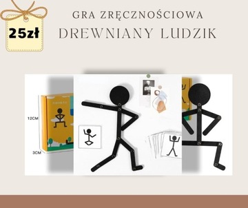 Gra zręcznościowa Drewniany Ludzik