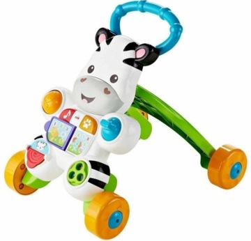 Fisher-price chodzik pchacz zebra język hiszpański