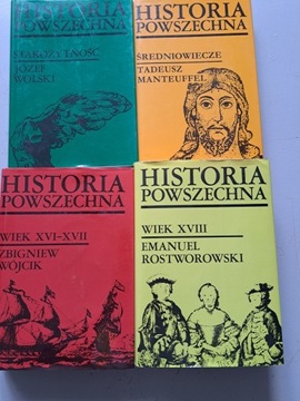 4 tomy Historii Powszechnej wyd. PWN  