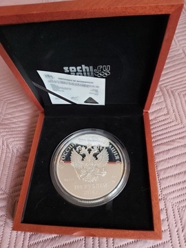 Moneta okolicznościowa Olimpiada SOCHI 2014, 1Kg