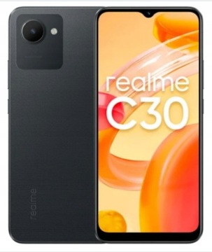 Smartfon Realme C30 Black 3/32Gb nowy, gwarancja 2 lata!