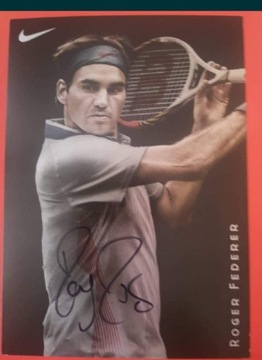 Roger Federer autograf 