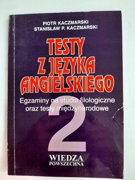 Testy języka angielskiego 2 kaczmarski