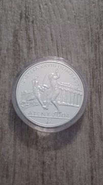 Moneta 10 zł Ateny 2004