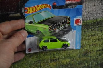 Hot Wheels Honda Civic 1973 green Pulp Fiction