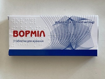 Wormil Vormil 400 mg, preparat na pasożyty, robaki