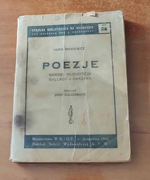 Poezje - Adam Mickiewicz - wyd. 1944