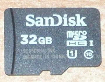 Karta SD micro SANDISK 32GB