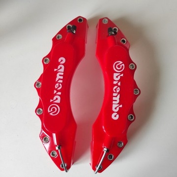 Nakładki 3D na zaciski hamulce BREMBO Czerwone