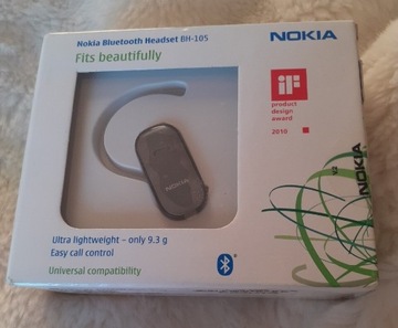 Nokia słuchawka bluetooth headset bh-105 nowa