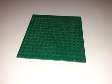 Lego płytka 16 x 16 zielona