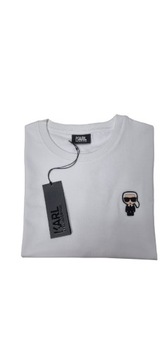 Karl Lagerfeld koszulka męska biała rozmiar XL