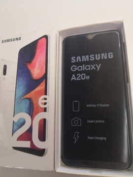 JAK NOWY Samsung Galaxy A20e, komplet,zadnej ryski