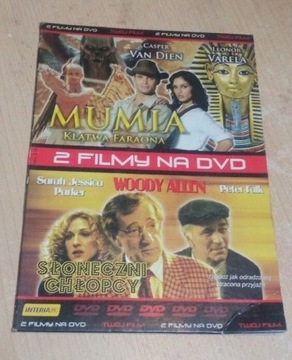 Mumia klątwa faraona/ słoneczni chłopcy dvd