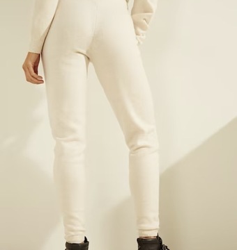Spodnie damskie białe 