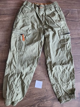 Spodnie materiałowe z podszewką H&M 128