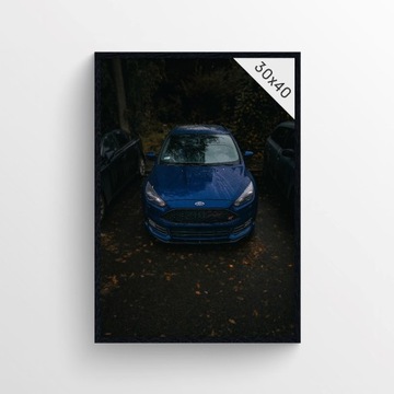 Ford Focus ST – fotoplakat 30x40 cm