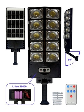 Latarnia lampa solarna 300 led 150W