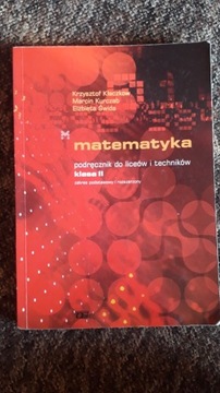 Matematyka klasa 2 podręcznik Kurczab