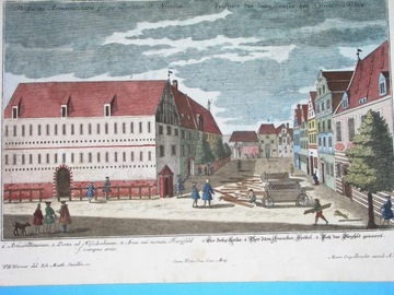 1736 oryginał WROCŁAW BRESLAU ŚLĄSK arsenał WERNER