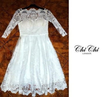 Suknia ślubna Chi Chi London wesele cywilny r S 36