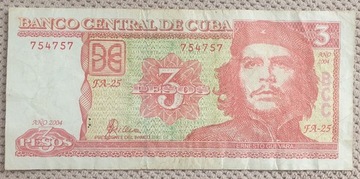 Cuba 3 Pesos     