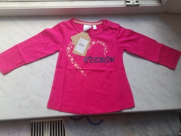 Różowa bluzka REEBOK dla dziewczynki 80cm