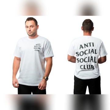 ASSC ANTI SOCIAL CLUB T-SHIRT KOSZULKA BIAŁA L