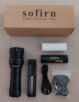 latarka Sofirn SD05, HXP50.2, 6000K + ogniwo 21700