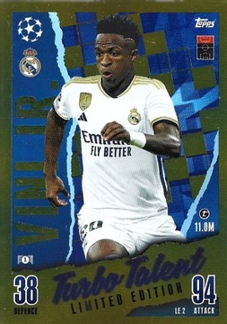 TOPPS MATCH ATTAX 2023/24 LIMITED VINICIUS REAL 