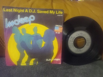 Indeep - Last Night A Dj Saved My Life 7"