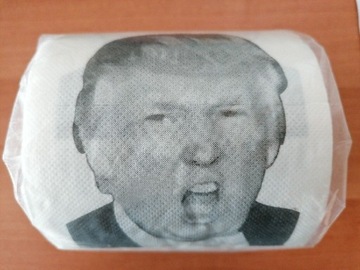 Papier toaletowy śmieszny prezent prezydent USA