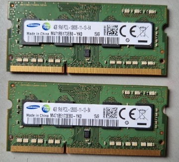 Pamięć RAM DDR3L SamsungM47185173EB0-YKO 2x4GB=8GB