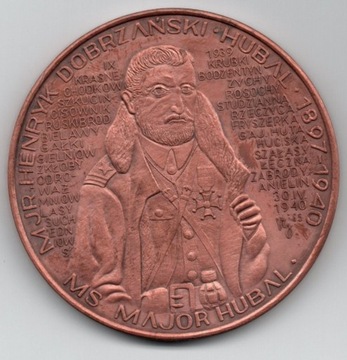 Medal upamiętniający mjra HUBALA