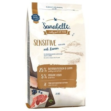 Sanabelle Sensitive, jagnięcina  2x2kg