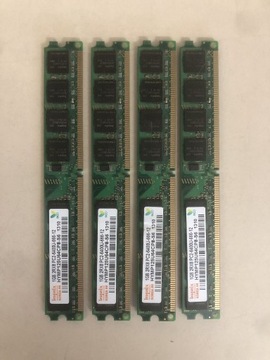 KOŚCI RAMu 4x1GB DDR2