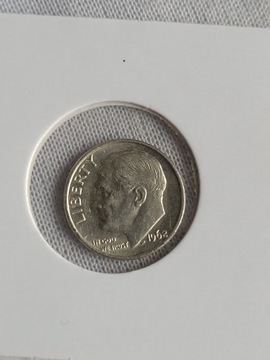 USA - 10 CENTÓW 1962 ONE DIME 