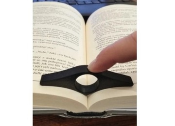 Pierścień do czytania Druk 3D - Uchwyt na stronę