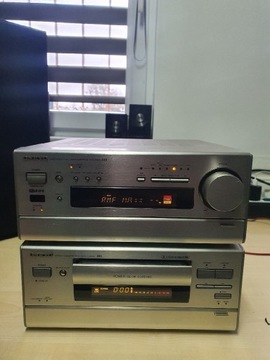 Amplituner Onkyo R-811 RDS+DECK K-R609 japan RI