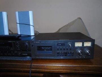 Magnetofon kasetowy Technics RS-671USD + 10 kaset.