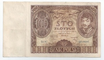 100 zł 1934 r Ser. AI