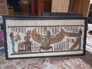 Duży papirus w ramie 96 x 49