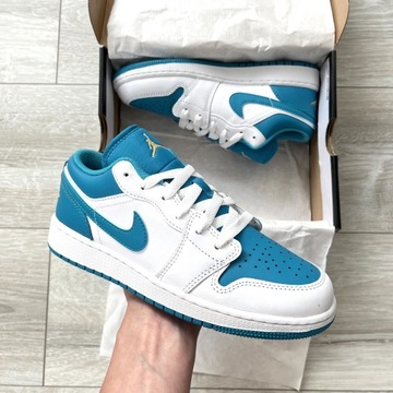 Nike air Jordan 1 low Dunk force aquatone blue unc