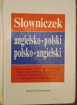 Słowniczek angielsko-polski i polsko-angielski 