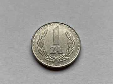 Moneta 1 złoty zł 1987 rok