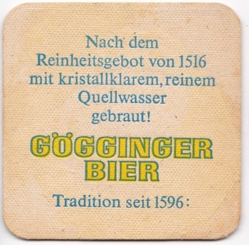 Niemcy - Adlerbrauerei Göggingen Krauchenwies 01