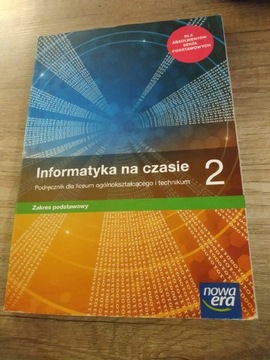 Podręcznik Informatyka na czasie 2 - zakres podstawowy - Nowa Era