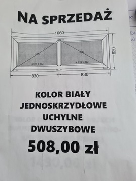 OKNO PCV  białe