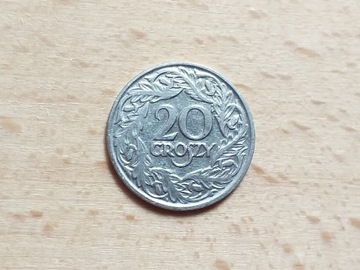 MONETA 20 groszy POLSKICH 1923 Rok
